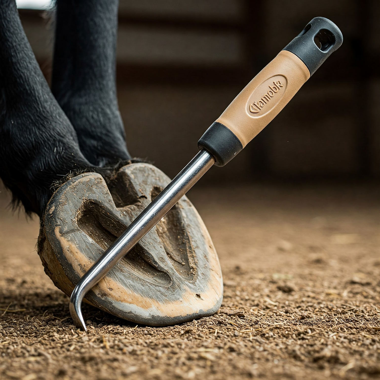 Durable Horse Hoof Pick with Ergonomic Handle